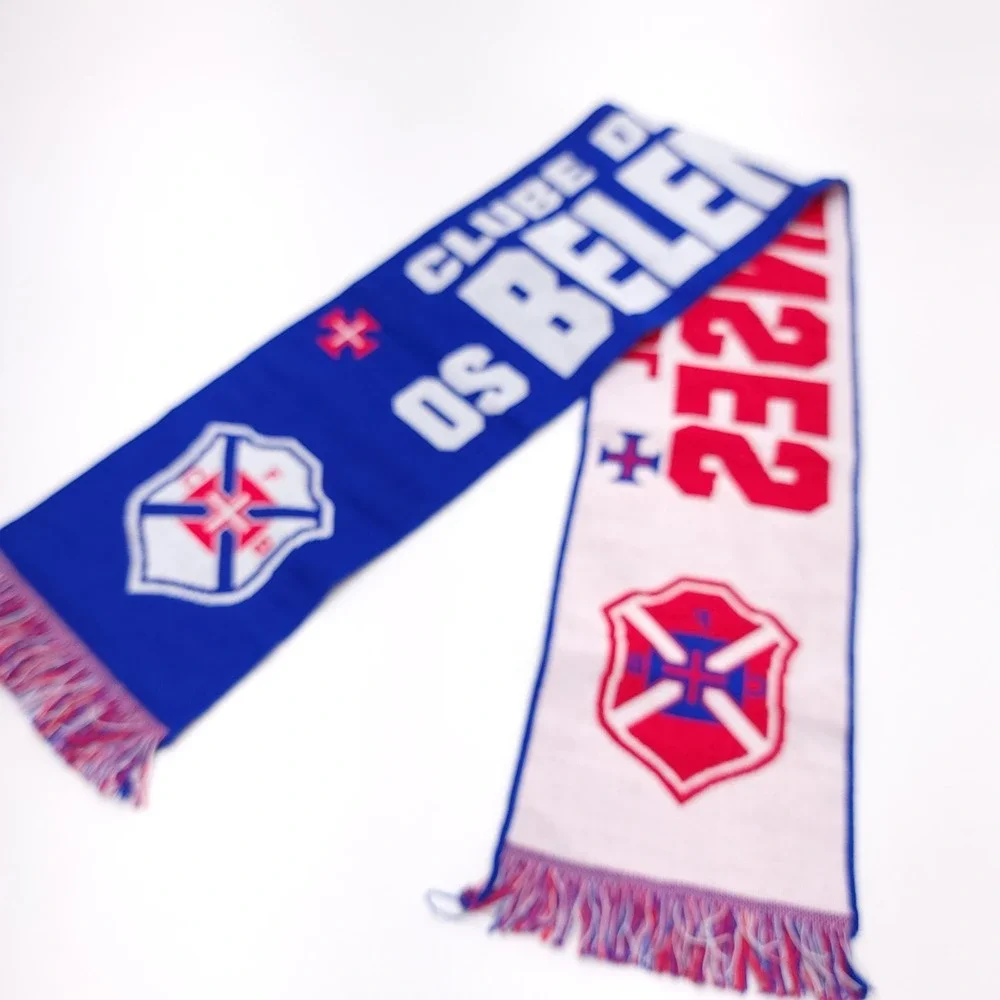 Scarf Club De Football Os Belenenses‎ Portuguese Blue Red White Soccer Euro
